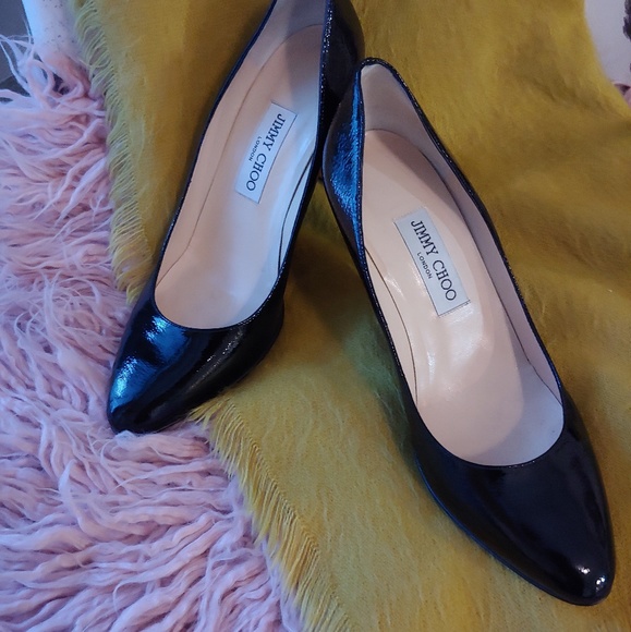🚫SOLD🚫Jimmy Choo Black Leather Pump - Picture 2 of 7